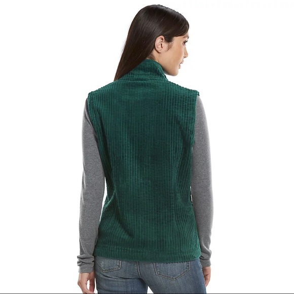 Woolrich Kinsdale Green Corduroy Vest Medium - Picture 6 of 7